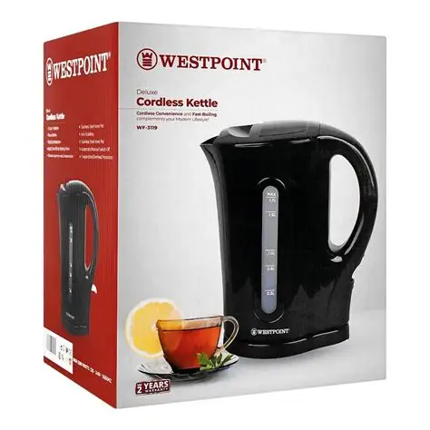 Westpoint Cordless Kettle WF-3119