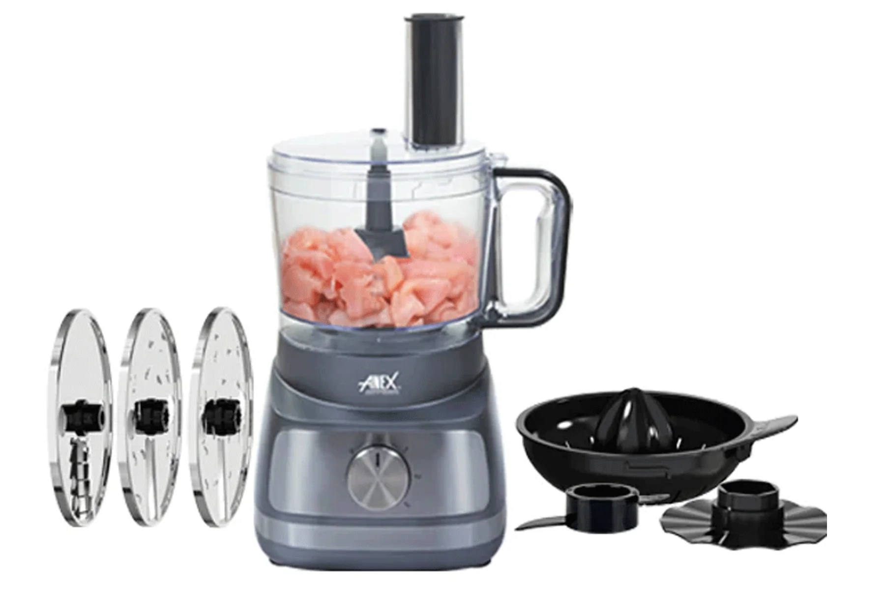 Anex Ag-3141 Deluxe Food Chopper with Vegetable Cutter