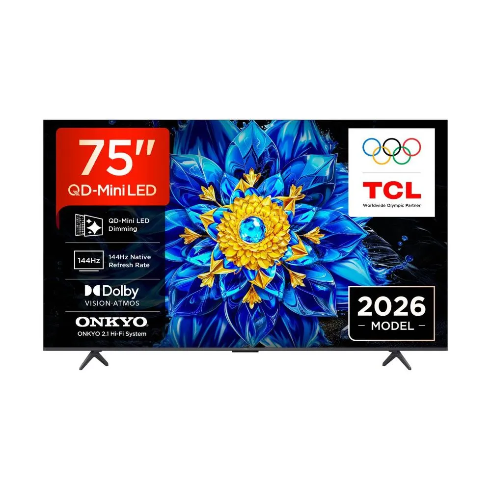 TCL 75 Inches 75P8L Premium Mini QLED TV 4K UHD Smart Android TV (2026)