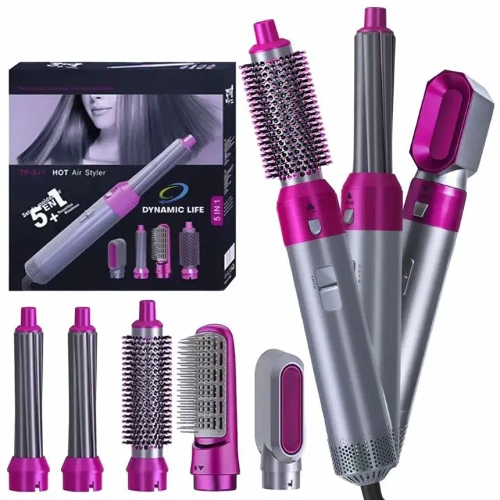 Hot Brush 5 In 1 Hair Dryer-FT-0285 in 1 HD