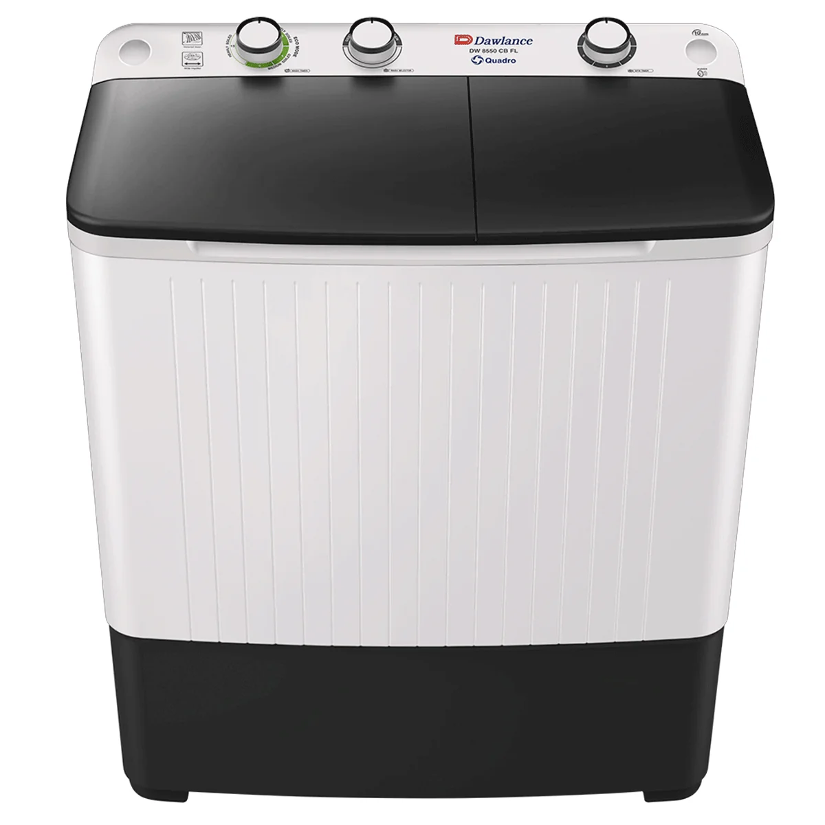 Dawlance DW 8550 CB FL Twin Tub Washing Machine - 7.5 kg