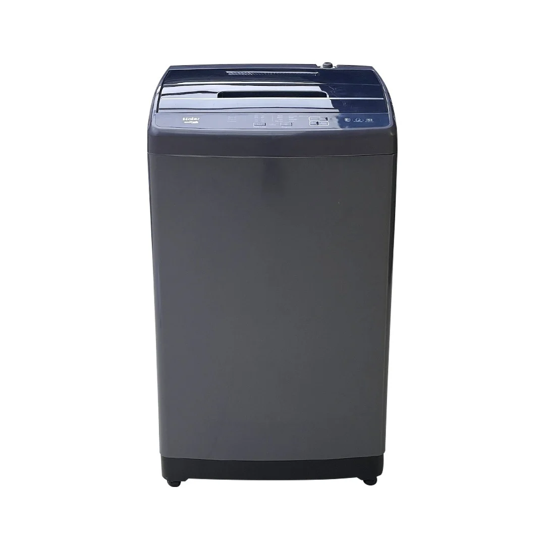 Haier HWM 85-1269 8.5 kg-Fully Automatic-Top Loading Washing Machine-Pillow Drum-Quick Wash-Dual Lint Filters