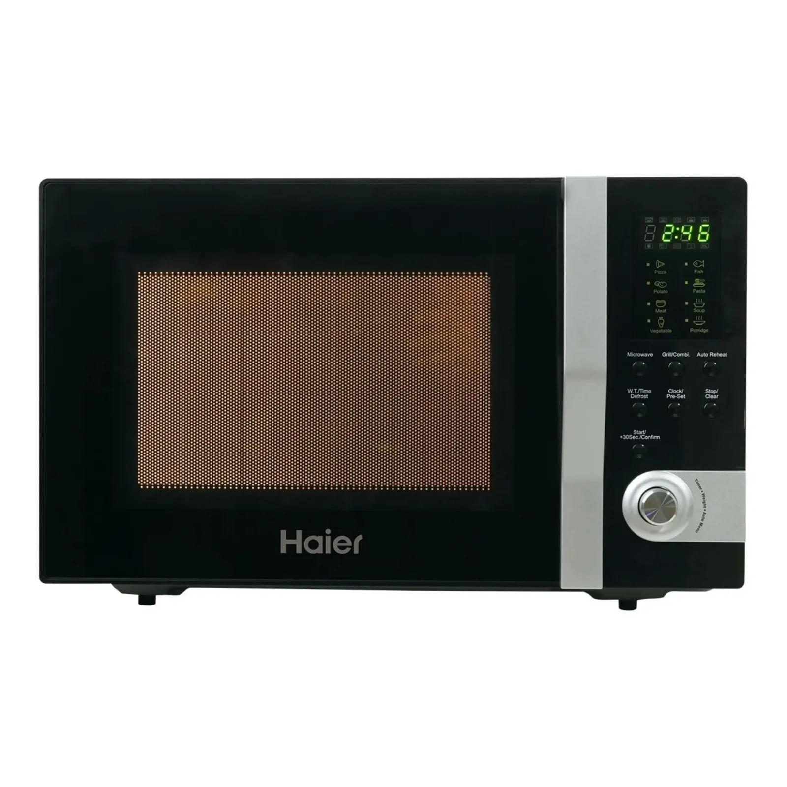 Haier 32L Grill HMN-32100BEGB (Large Capacity + Touch Press + Internal Light + Pull Handle Door) Microwave Oven